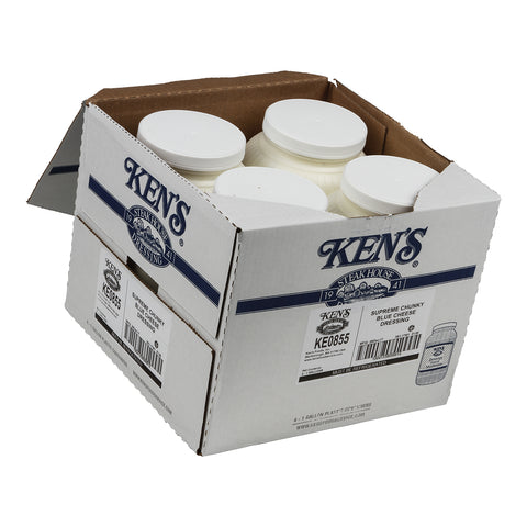 Ken's Foods DRESSING BLUE CHEESE SUPREME CHUNKY REFRIGERATED