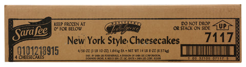 Sara Lee Wholesome Indulgence Round New York Style Cheesecake, 80 Ounce -- 4 per case.