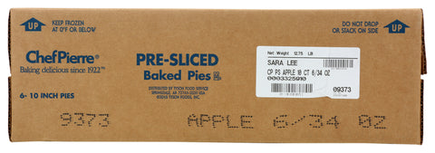 Sara Lee PIE APPLE LATTICE BAKED SECONDS FZ 10