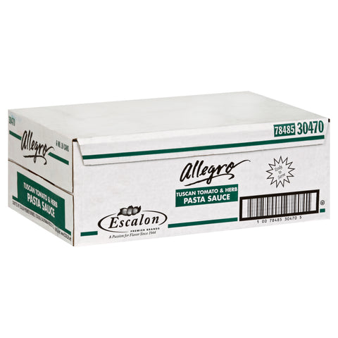 Allegro Tuscan Tomato and Herb Pasta Sauce, 105 Ounce -- 6 per case.