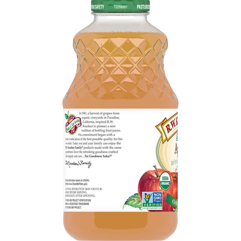 RW Knudsen BEVERAGE JUICE APPLE UNFILITERED ORGANIC GLASS
