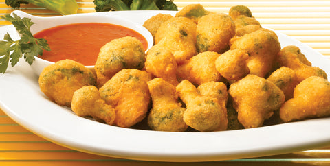 Tempura Battered Broccoli Florets W/cheese