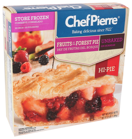 Pie Fruit Fruits Of The Forest Mixed Hi Unbaked 10