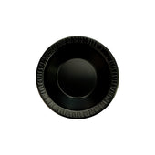 Bowl Foam Laminated Black 10-12 Oz
