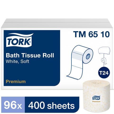 Tork Premium TISSUE TOILET WHITE 2-PLY 3.8X4.4