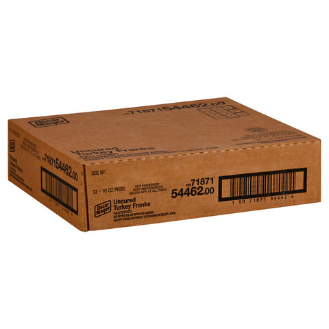 Kraft Oscar Mayer Hot Dog - Louis Rich Original Turkey Frank, 16 Ounce -- 12 per case.