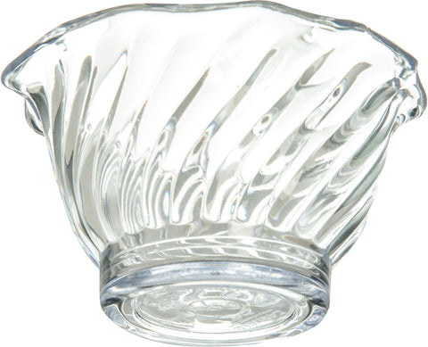 Dish Dessert Tulip San Plastic Clear 5 Oz