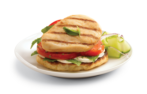 Tyson Red Label Select Cut Unbreaded Grilled Chicken Breast Filet, 3 Ounce -- 2 per case.