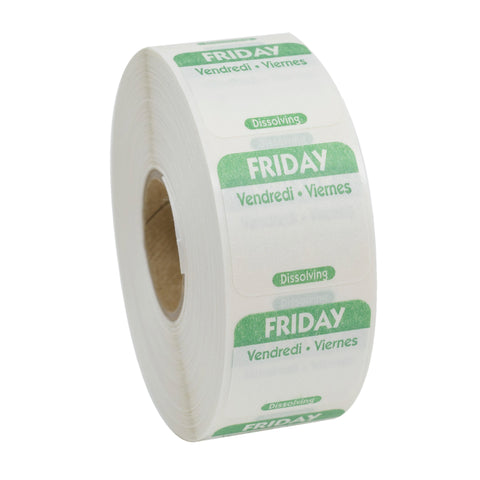 National Checking LABEL FRI 1X1 DISSOLVE-A-WAY
