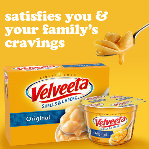 Velveeta Shells And Cheese Dinner Entree, 12 Ounce --24 Case