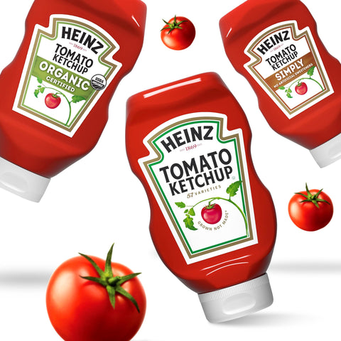Heinz Easy Squeeze Ketchup, 20 ounce -- 12 per case