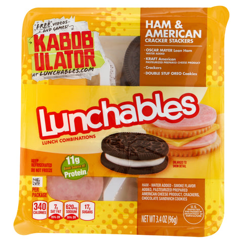 Lunchables LUNCHABLES HAM & AMERICAN CHEESE