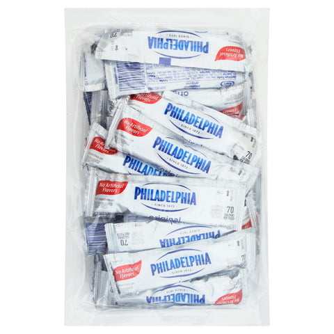 Kraft Philadelphia Original Cream Cheese Spread - Pouch, 1 Ounce -- 100 per case.