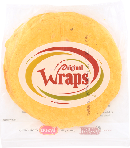 Mexican Original® TORTILLA WRAP FLOUR PRESSED CHEESE JALAPEÑO FLAVORED 12