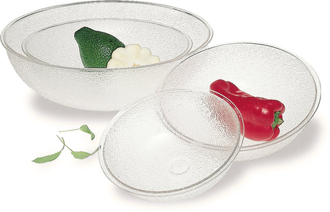 Carlisle BOWL PLASTIC PEBBLE CLEAR 18 QT