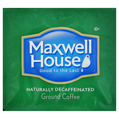 Maxwell House Decaffeinated Coffee - 0.7 oz. In Room filterpack, 100 packs per case