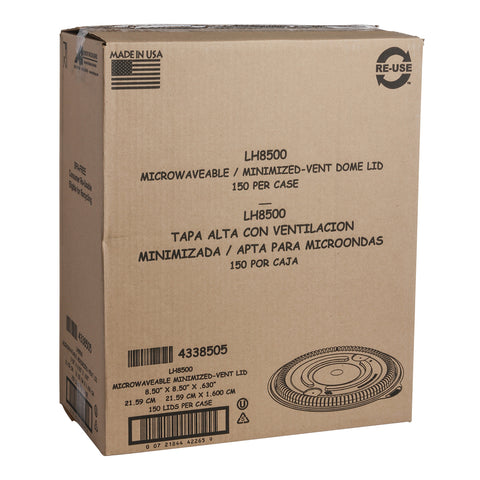 Anchor Packaging Incredi Bowl Clear Polypropylene Anti Fog Minimized Vented Lid Only -- 150 per case