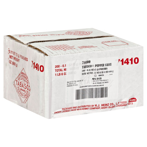 Tabasco® Brand SAUCE TABASCO SINGLE SERVE PACKET