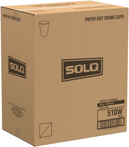 Cup Paper Hot White 10 Oz