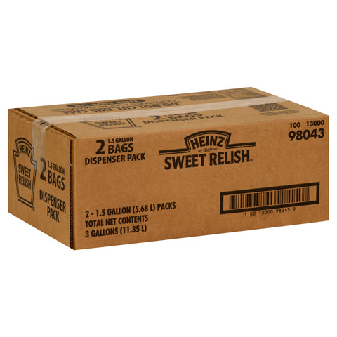 Heinz Sweet Relish Condiment, 1.5 Gallon -- 2 per case.