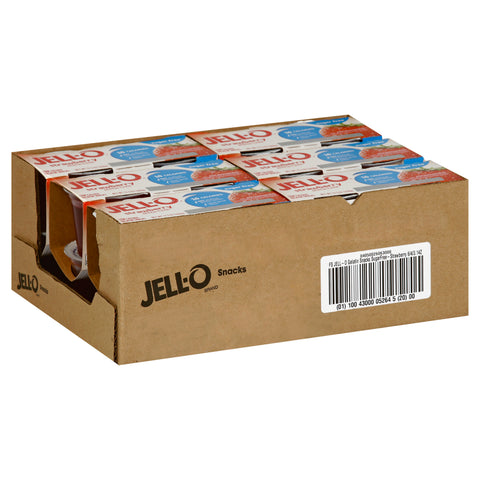 Jell-O GELATIN STRAWBERRY SUGAR FREE READY TO EAT