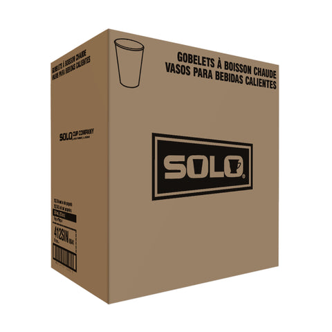 Cup Paper Hot Single Poly 12 Oz
