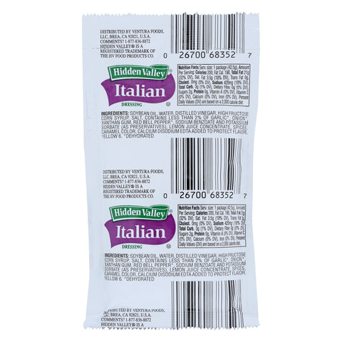 Hidden Valley® DRESSING ITALIAN GOLDEN SINGLE SERVE PACKET