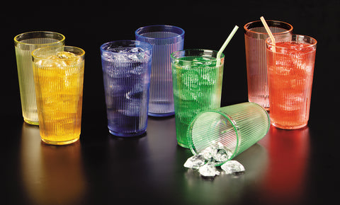 Carlisle TUMBLER CRYSTALON® RIMGLOW™ OCEAN BLUE 12 OZ