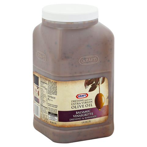 Kraft Dressing Signature Balsamic Vinaigrette, 1 Gallon -- 4 Case