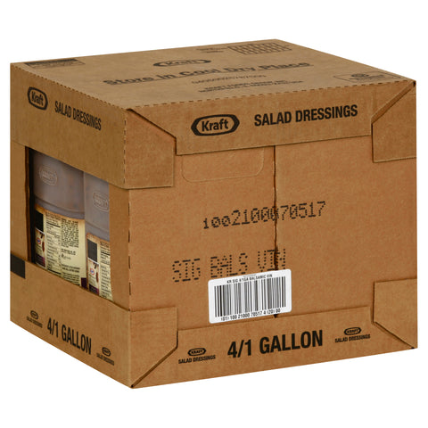 Kraft Dressing Signature Balsamic Vinaigrette, 1 Gallon -- 4 Case