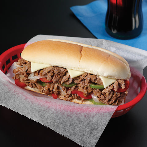 Advance Food Break Away Beef Flat Steak, 6 Ounce -- 27 per case.