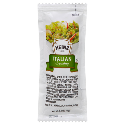 Heinz® DRESSING ITALIAN SINGLE SERVE PACKET 532600/78000720
