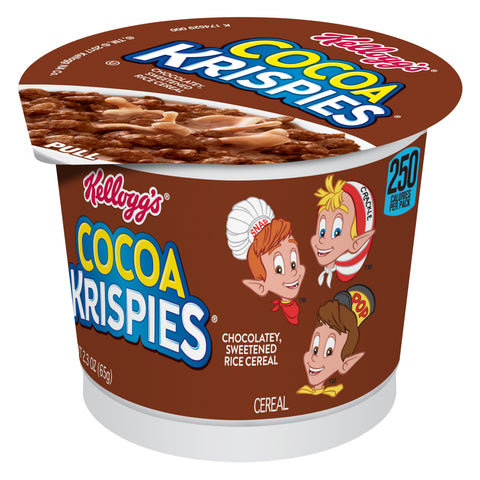 Kelloggs Cocoa Krispies Rice Cereals, 2.3 Ounce -- 60 per case.