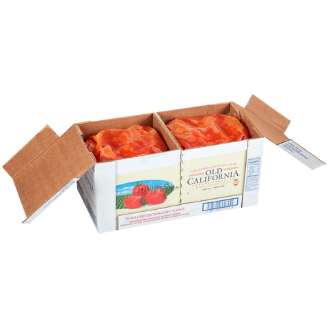 Old California ® Whole Peeled Tomatoes in Juice, 60 DW, 102 oz.