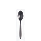 Spoon Plastic Medium Weight Black Iw Ps