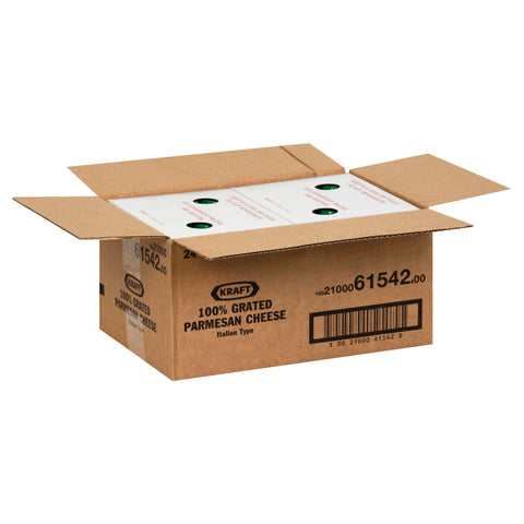 Kraft Grated Parmesan Cheese, 3 Ounce -- 24 per case.