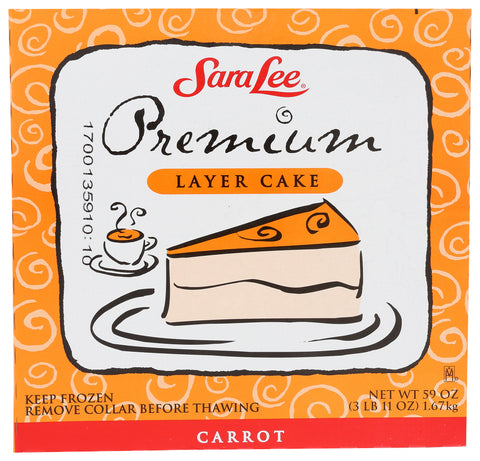 Cake Layer Carrot Premium Un-cut Round 9