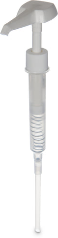 Pump Plastic White F/ Condiments .5 To 1 Oz
