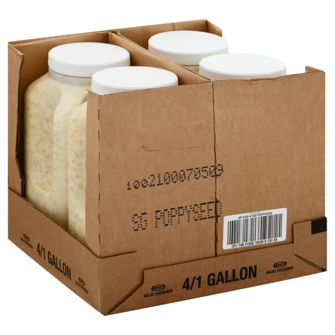 Kraft Dressing Signature Poppy Seed, 1 Gallon -- 4 Case