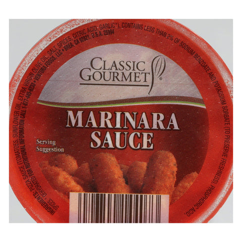 Classic Gourmet Select SAUCE MARINARA SINGLE SERVE CUP
